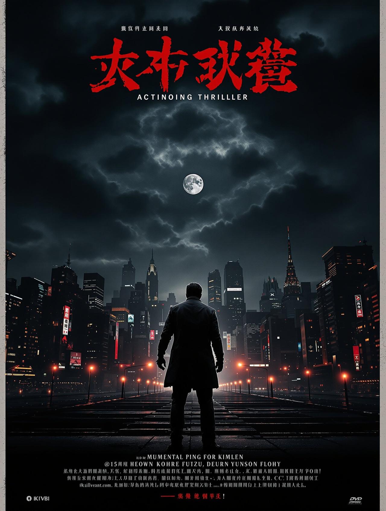 色女仆影院出品悬疑刑侦作品《暗夜追凶》高清海报